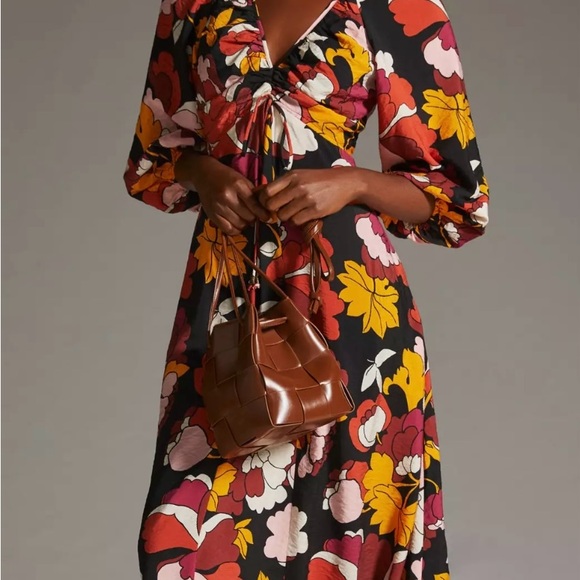 Maeve Black and Red Maxi Dress - Picture 2 of 6